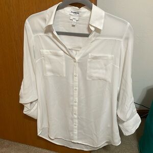Express Women Portofino Original Button Down Shirt